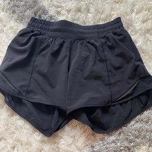 Black Lululemon Hotty Hot Shorts!